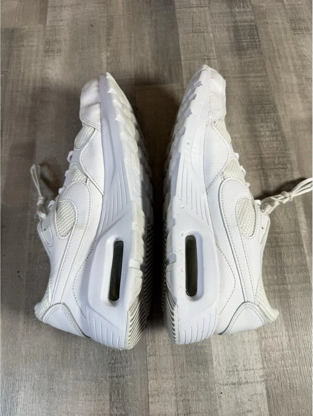 Nike Womens Air Max SC CW4554-101 White Low Top Lace-Up Tennis Shoes Size 11
